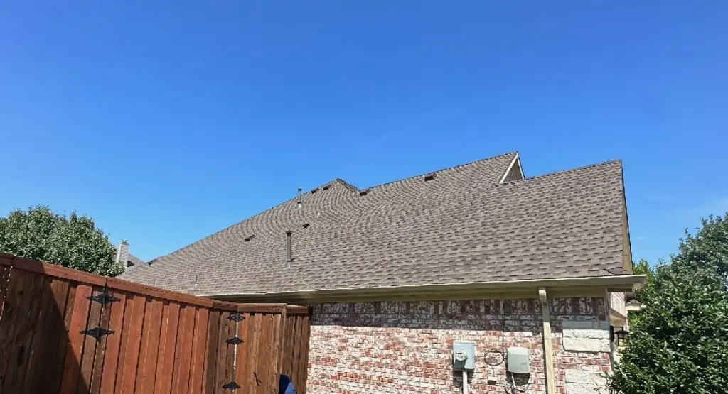 Completed roof replacement project in Portage